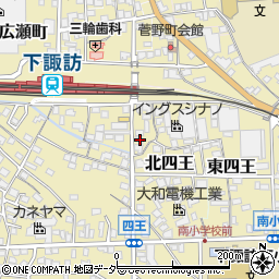 長野県諏訪郡下諏訪町5221-6周辺の地図