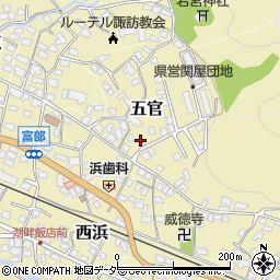 長野県諏訪郡下諏訪町6694-5周辺の地図