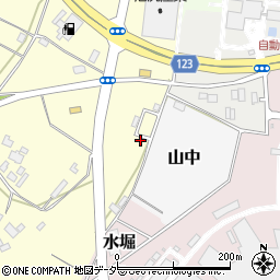 茨城県つくば市面野井166-11周辺の地図