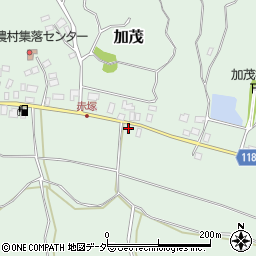 茨城県かすみがうら市加茂3211周辺の地図