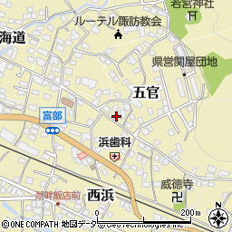 長野県諏訪郡下諏訪町6644周辺の地図