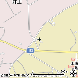 茨城県行方市井上藤井60周辺の地図
