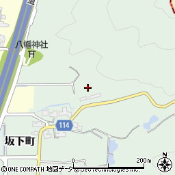 福井県福井市坂下町周辺の地図