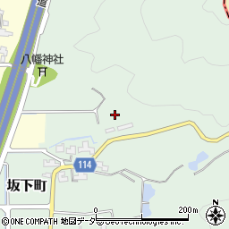 福井県福井市坂下町周辺の地図