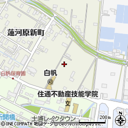 茨城県土浦市蓮河原新町11周辺の地図