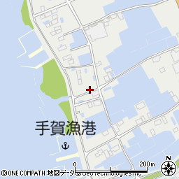 茨城県行方市手賀1321周辺の地図