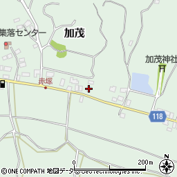 茨城県かすみがうら市加茂3324周辺の地図