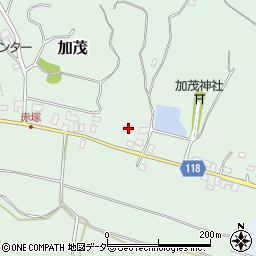茨城県かすみがうら市加茂3318周辺の地図