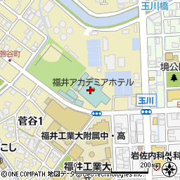 福井アカデミアホテル周辺の地図