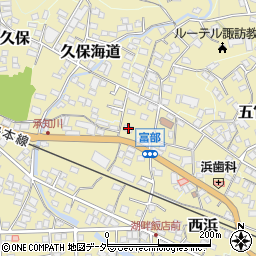長野県諏訪郡下諏訪町6252周辺の地図