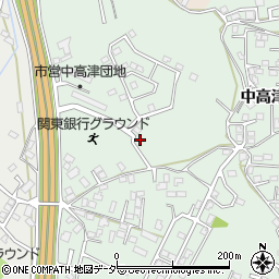 茨城県土浦市中高津2丁目17-50周辺の地図