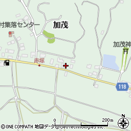 茨城県かすみがうら市加茂3325周辺の地図