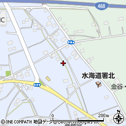 茨城県常総市大生郷町2858周辺の地図