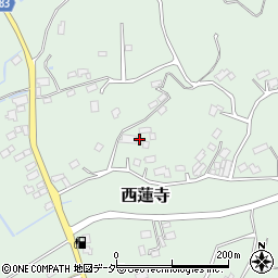 茨城県行方市西蓮寺600周辺の地図