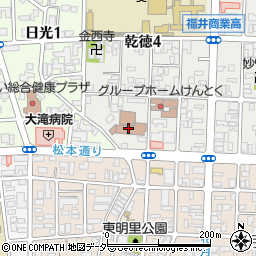 福井ケアセンター周辺の地図