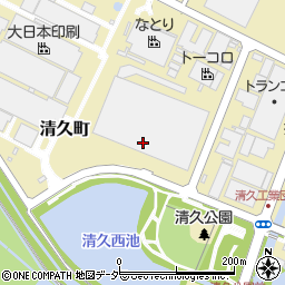 埼玉県久喜市清久町周辺の地図