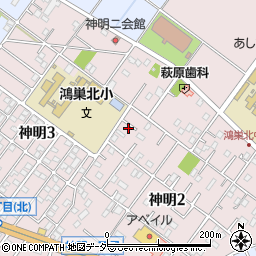 産経新聞鴻巣東部専売所周辺の地図