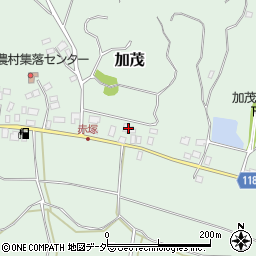 茨城県かすみがうら市加茂3326周辺の地図