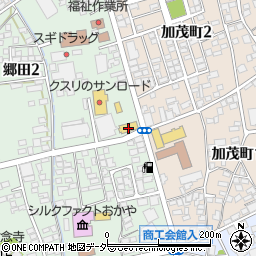 ラッシュ岡谷店周辺の地図