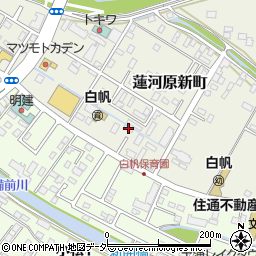 茨城県土浦市蓮河原新町8-26周辺の地図