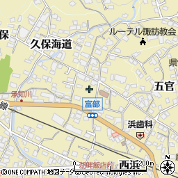 長野県諏訪郡下諏訪町東豊6261周辺の地図