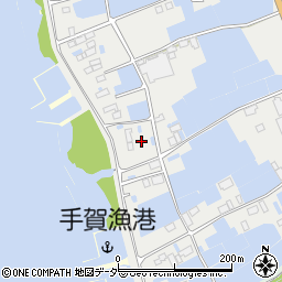 茨城県行方市手賀1111周辺の地図