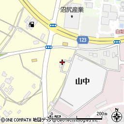 茨城県つくば市面野井166-6周辺の地図