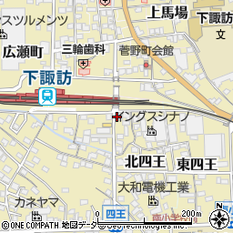 長野県諏訪郡下諏訪町5223周辺の地図