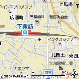 長野県諏訪郡下諏訪町5290周辺の地図