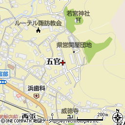 長野県諏訪郡下諏訪町6666-13周辺の地図