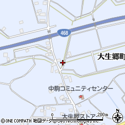茨城県常総市大生郷町3540周辺の地図