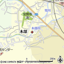 埼玉県比企郡小川町木部35周辺の地図