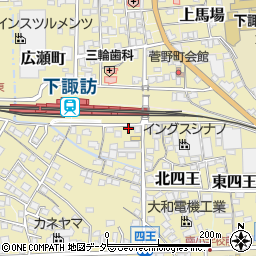 長野県諏訪郡下諏訪町5286-1周辺の地図