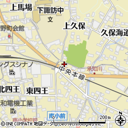 長野県諏訪郡下諏訪町5605-7周辺の地図