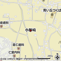 茨城県つくば市小野崎周辺の地図