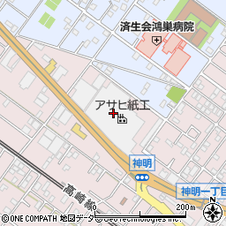 アサヒ紙工株式会社　購買課周辺の地図
