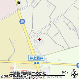 茨城県行方市行戸1周辺の地図