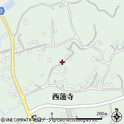 茨城県行方市西蓮寺595周辺の地図