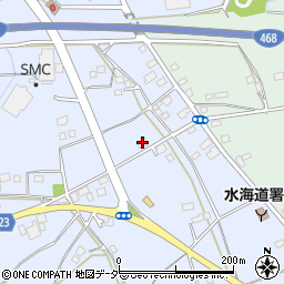 茨城県常総市大生郷町2849-2周辺の地図