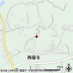 茨城県行方市西蓮寺597-2周辺の地図