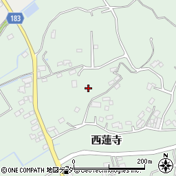 茨城県行方市西蓮寺593周辺の地図