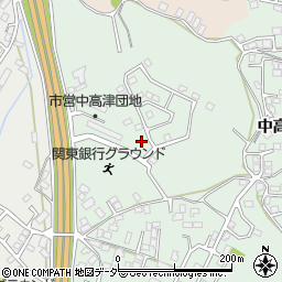 茨城県土浦市中高津2丁目19-4周辺の地図