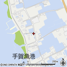 茨城県行方市手賀1320周辺の地図