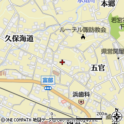 株式会社ニッコク　諏訪工場周辺の地図