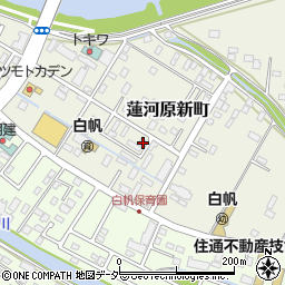 茨城県土浦市蓮河原新町7-8周辺の地図