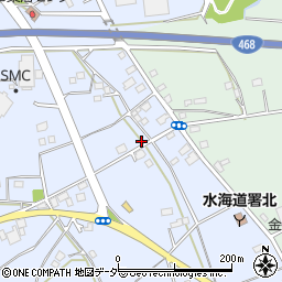 茨城県常総市大生郷町2855周辺の地図