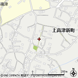 茨城県土浦市上高津新町周辺の地図