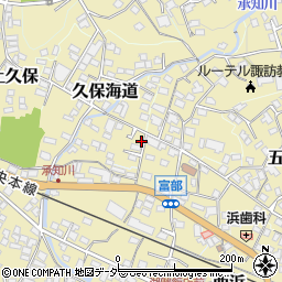 長野県諏訪郡下諏訪町6062周辺の地図