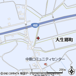 茨城県常総市大生郷町5808周辺の地図