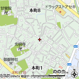 渋谷美容室周辺の地図